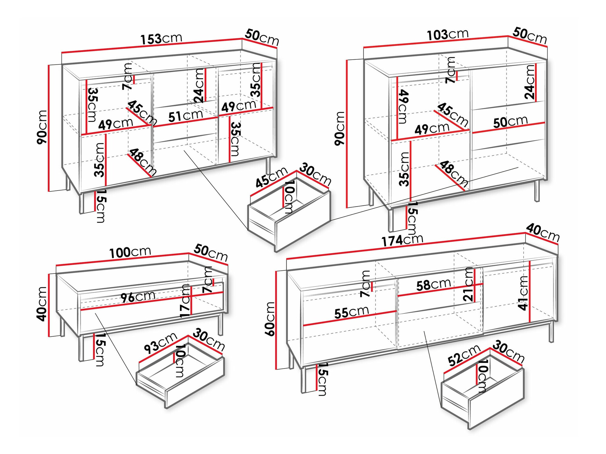 Набор для гостиной Comfivo Delruva 106 (Чёрный)