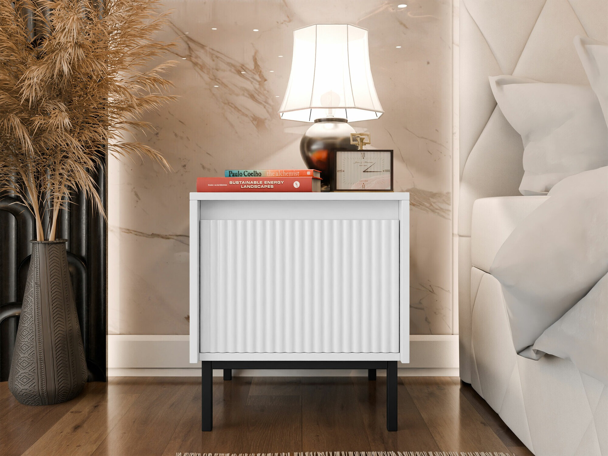 Naktsgaldiņš Comfivo Delruva (Balts)