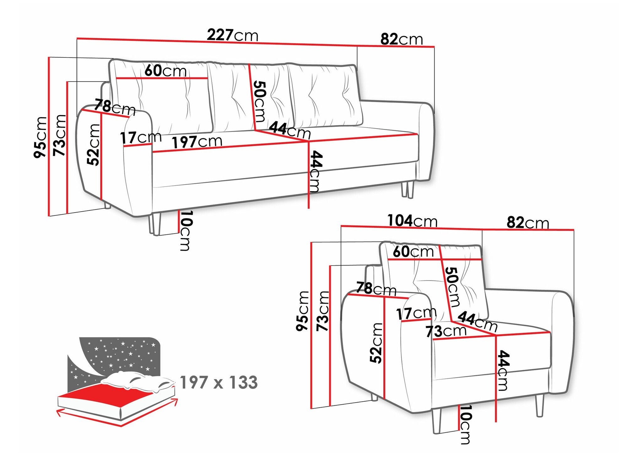 Mīksto mēbeļu komplekts Memphis 145 (Itaka 33)