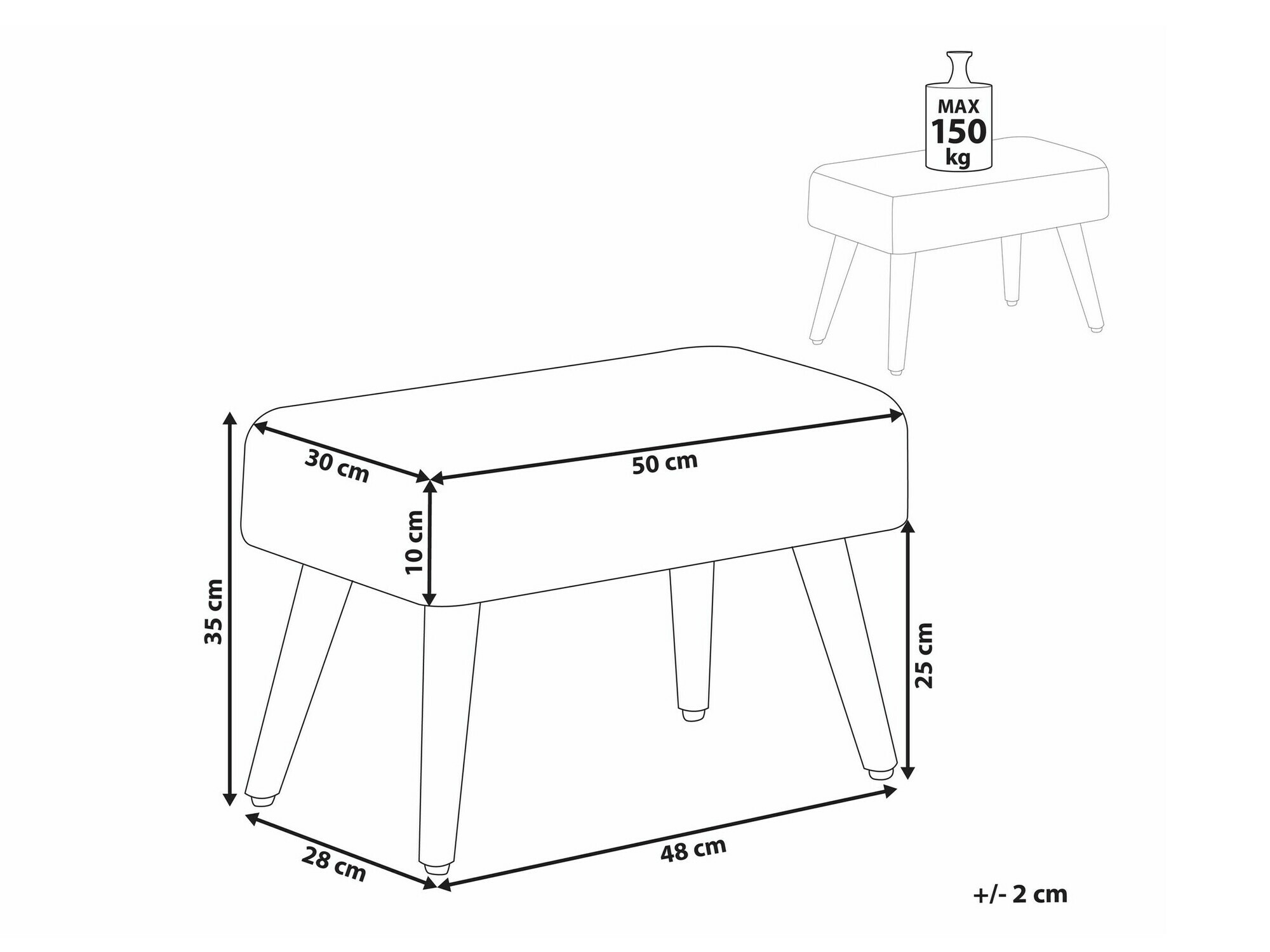 Пуф Berwyn 1551 (Серый)