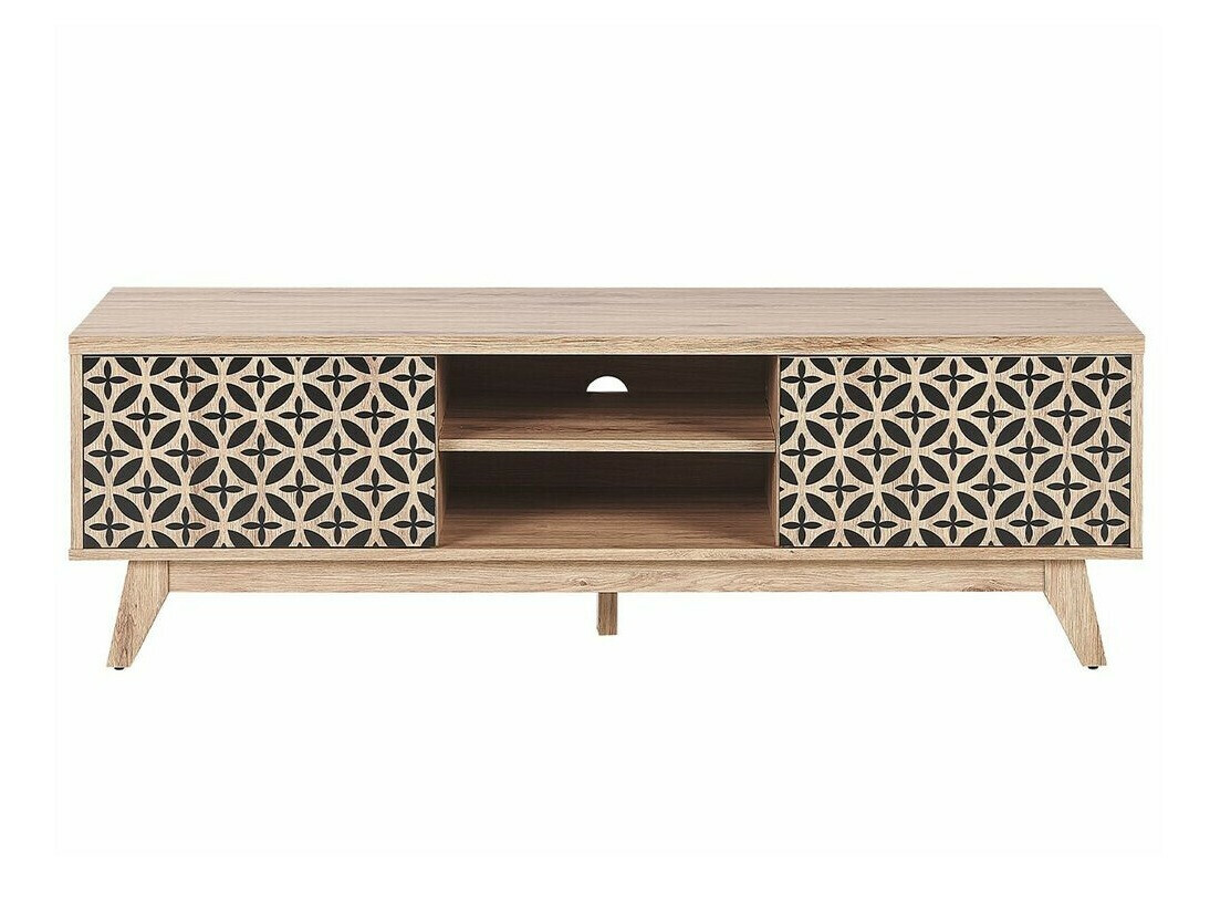 TV galds Berwyn 1146 (Gaišs koks + Melns)