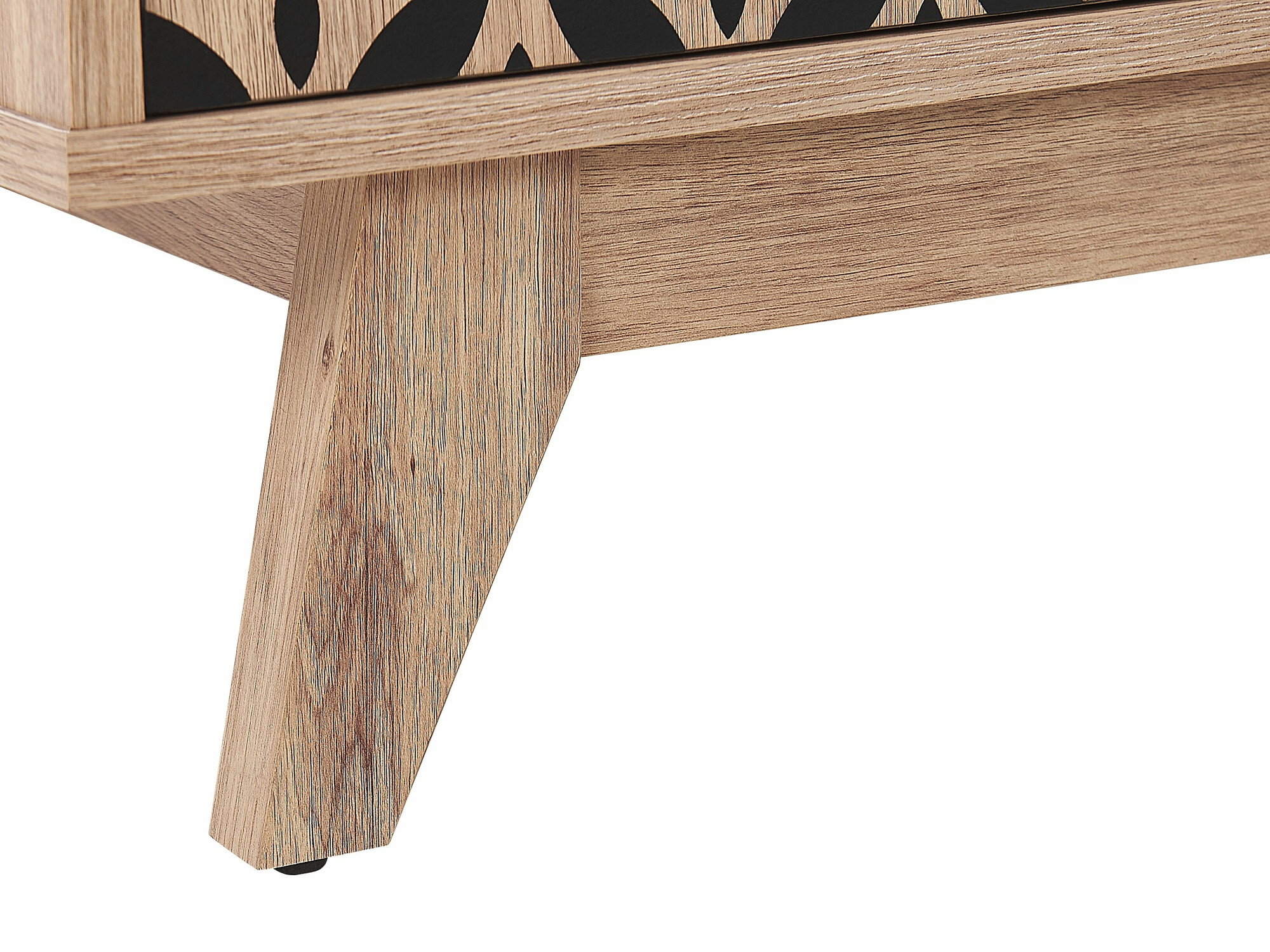 TV galds Berwyn 1146 (Gaišs koks + Melns)