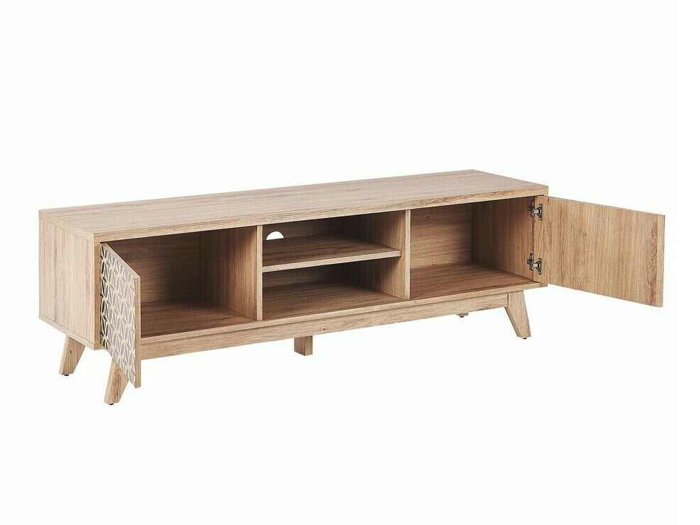 ТВ тумба Berwyn 1146 (Светлое дерево + Чёрный)