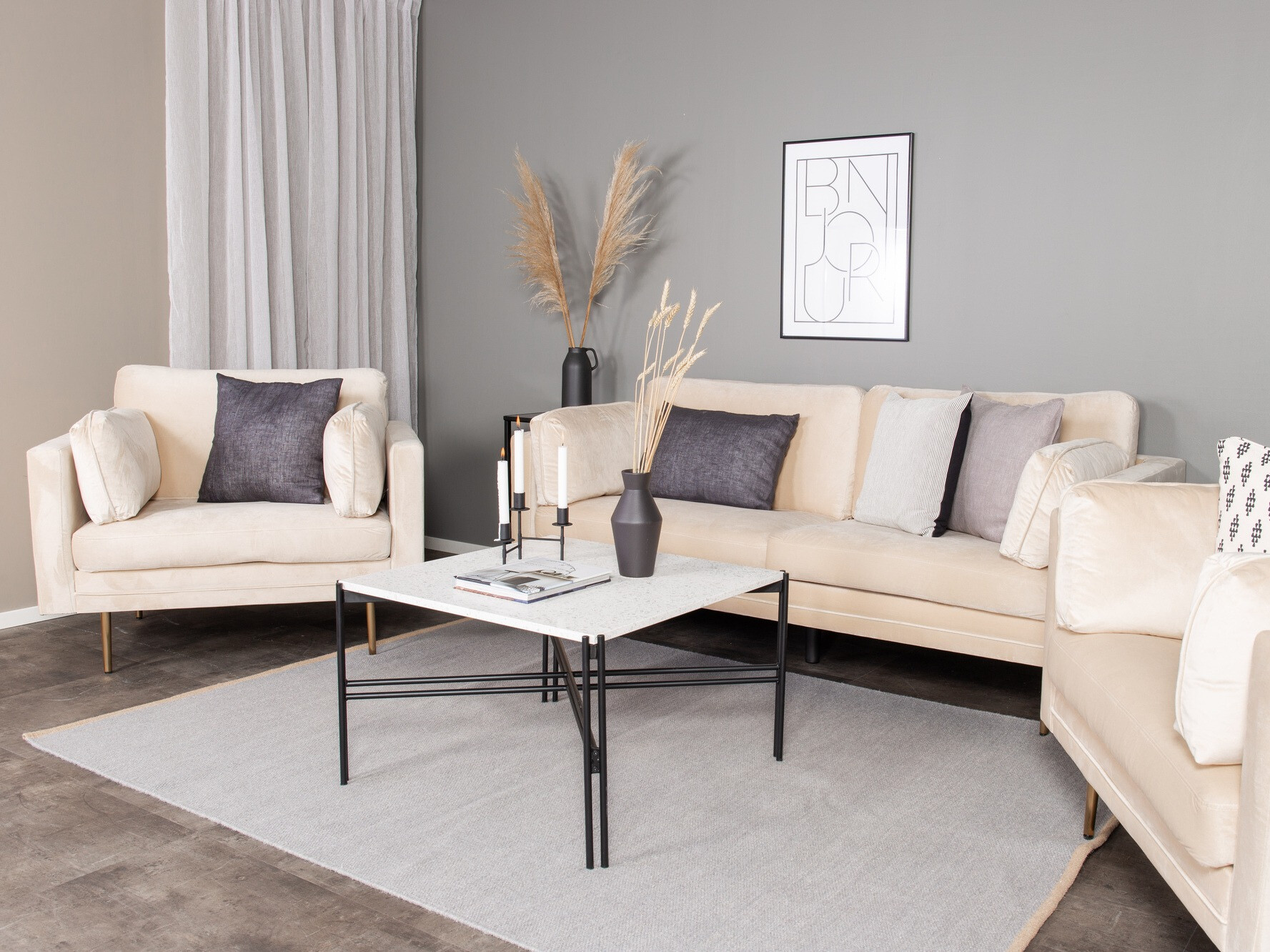 Кресло Dallas 100 (Светло-коричневый + Коричневый)