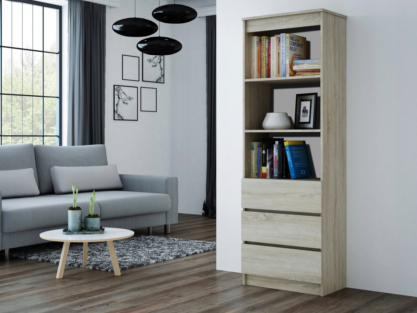 Стеллаж Mandeville 246 (Сонома Дуб)