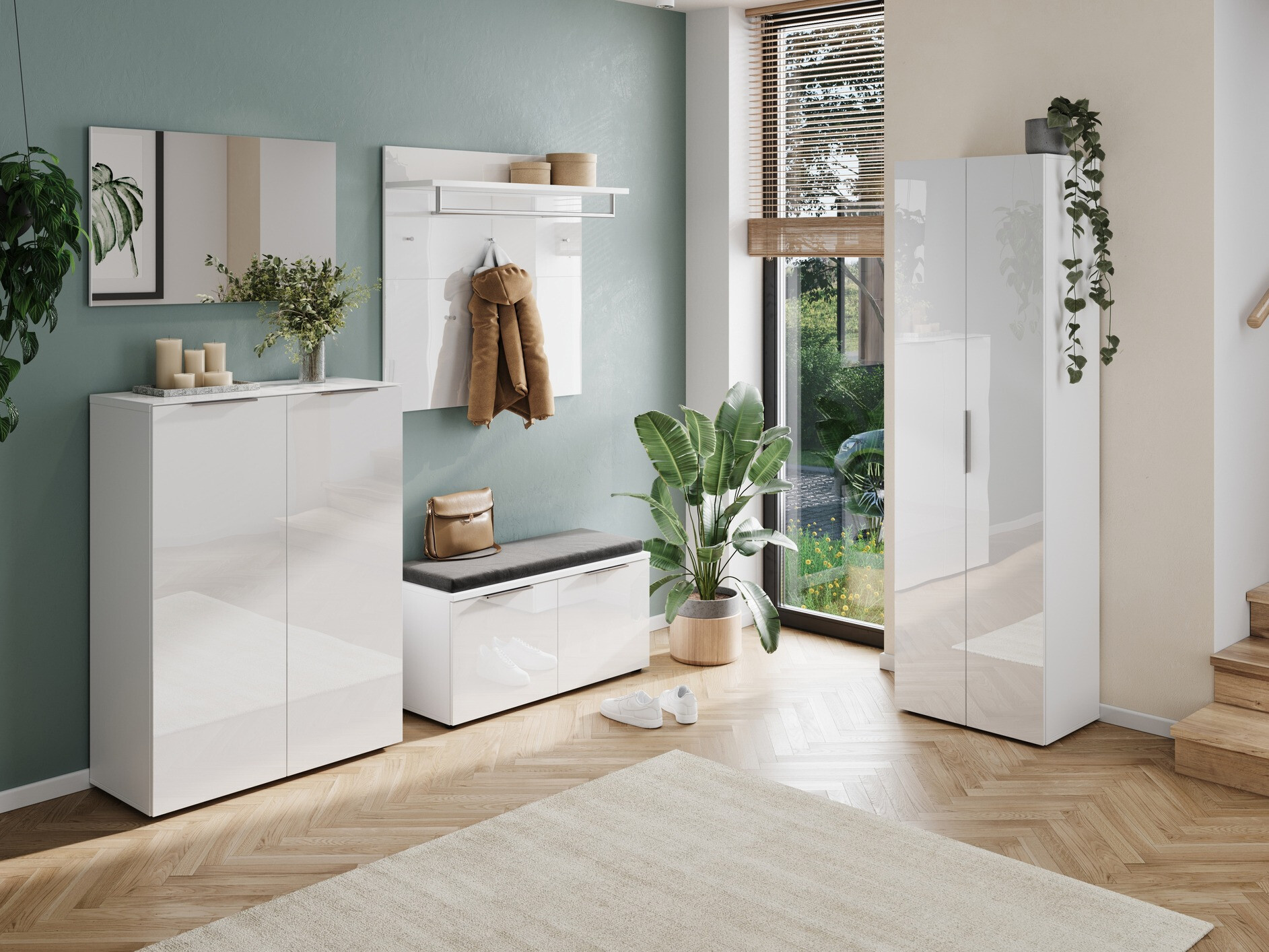 Тумба для обуви Fivsori 106 (Белый)