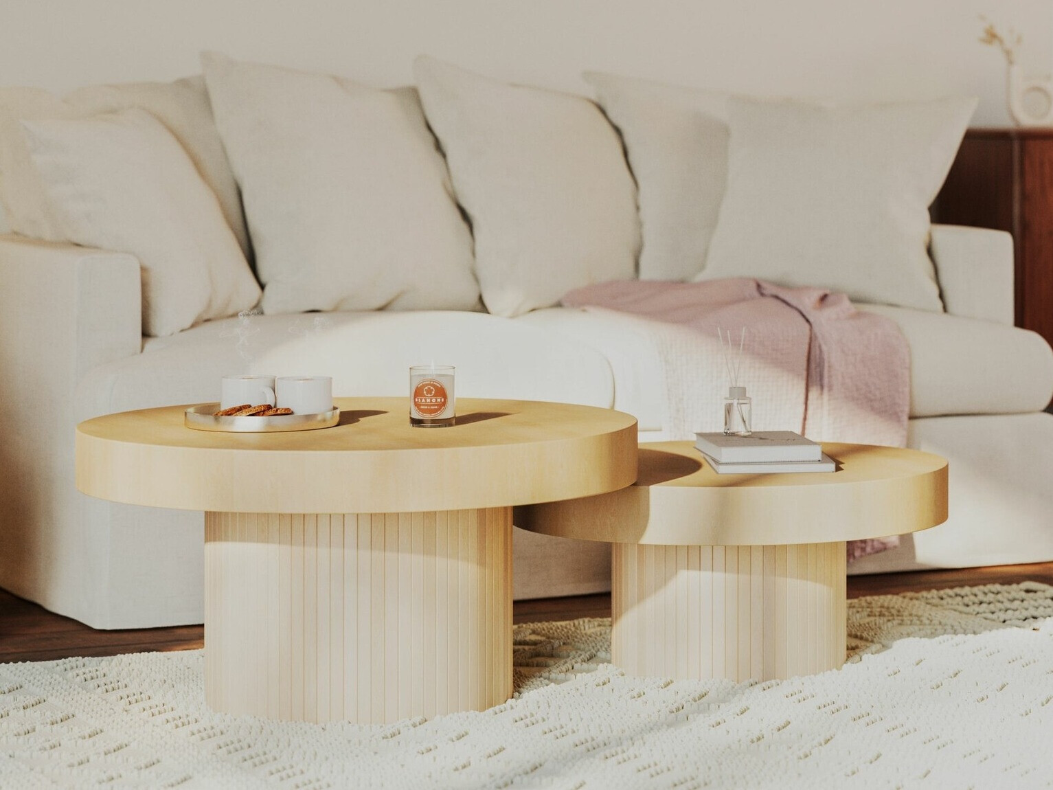 Журнальный столик Evarleva 106 (Светло-коричневый)