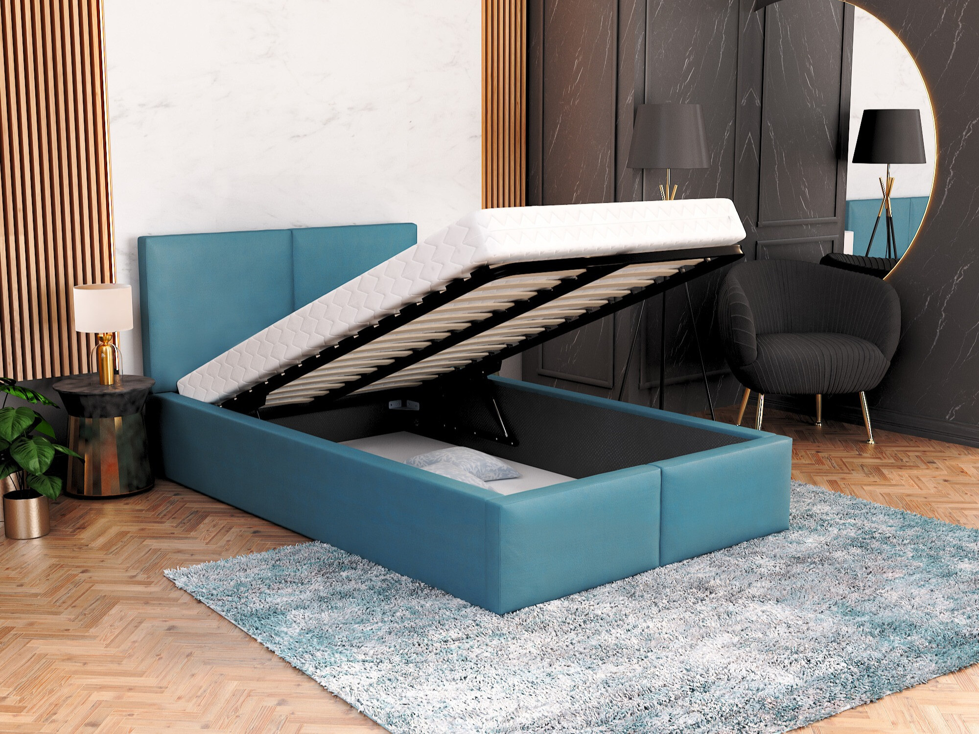 Кровать Fairfield 109 (Бирюзовый)