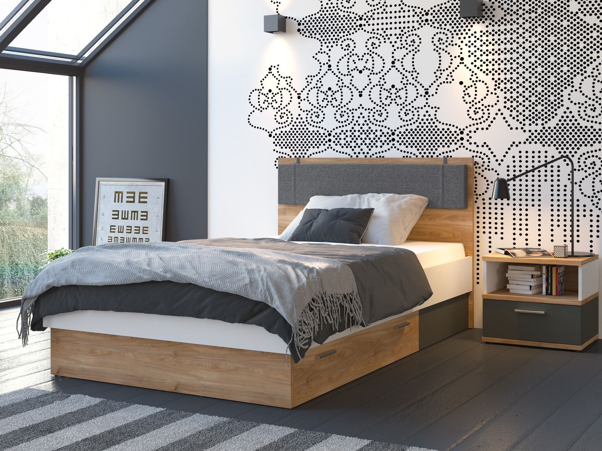 Прикроватная тумбочка Tolfela 104