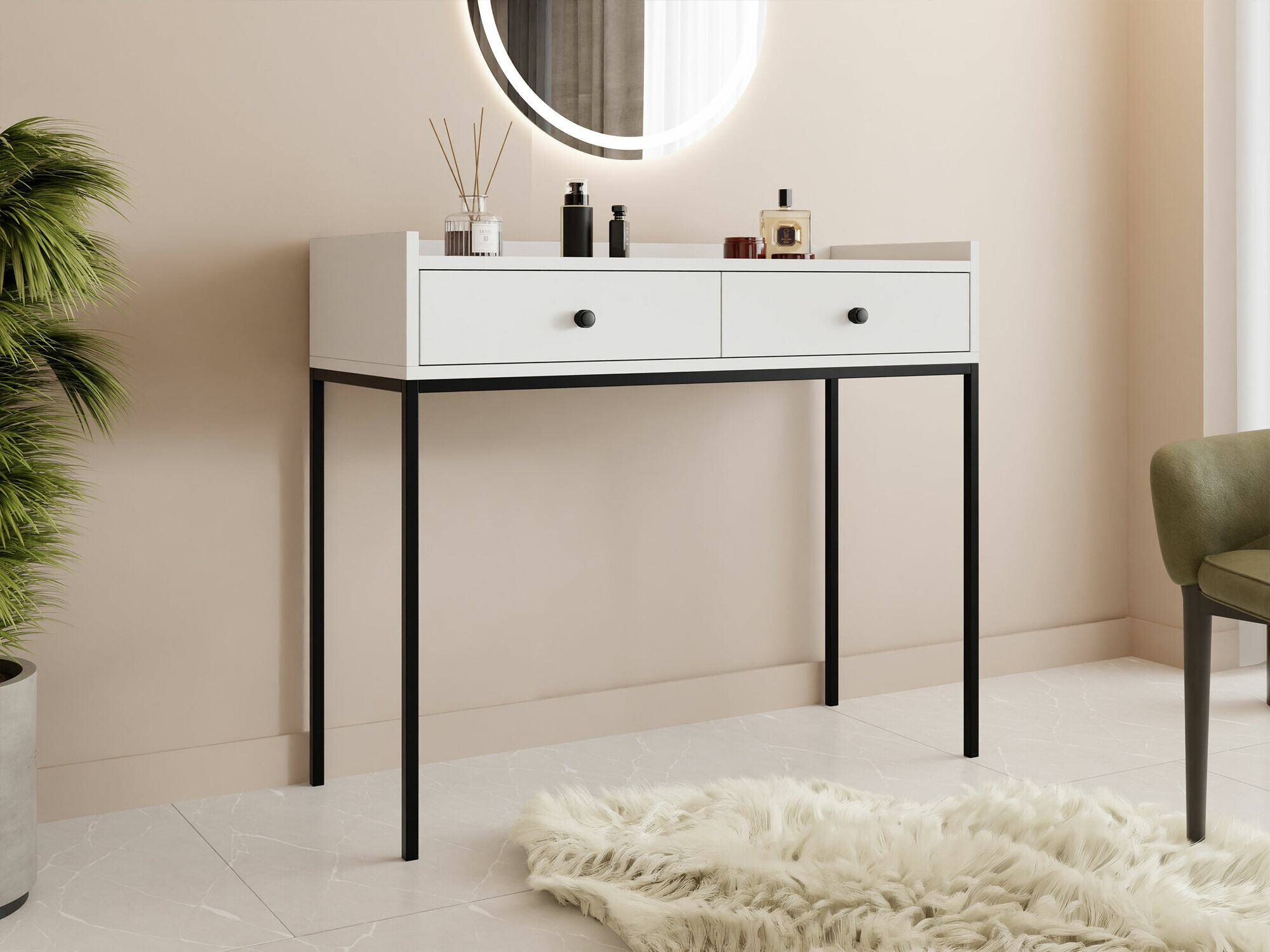 Konsole Comfivo Etmore 106 (Balts)