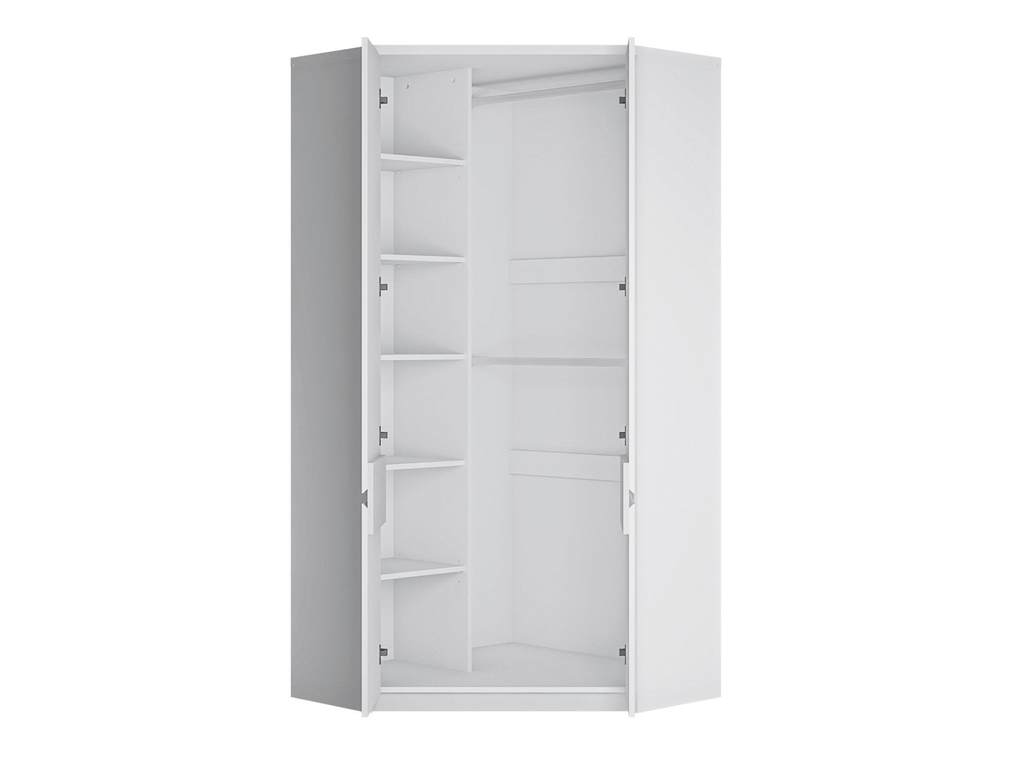 Stūra skapis Merfere 101 (Balts)