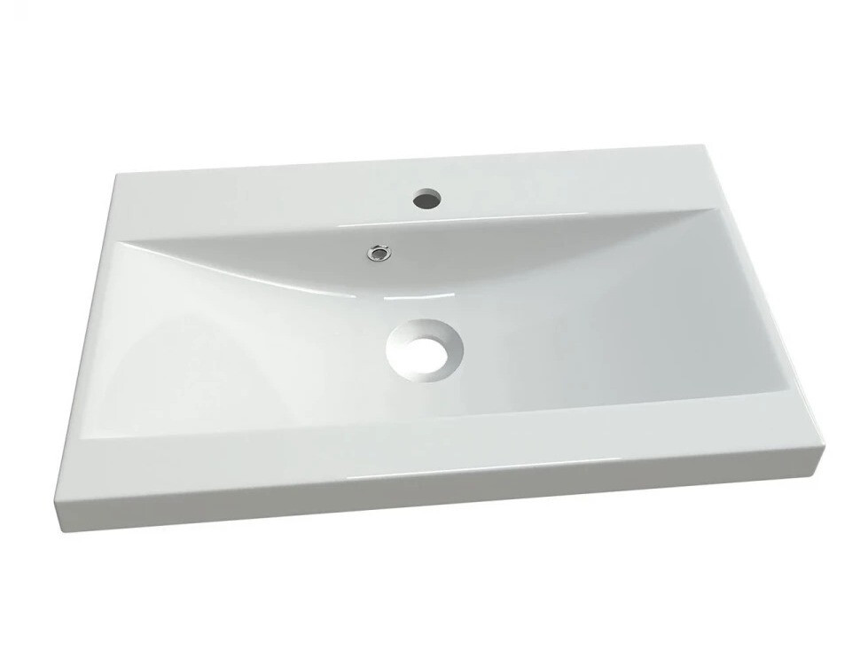 Набор для ванной комнаты Sarasota 140 (Глянцевый черный + Дуб вотан)