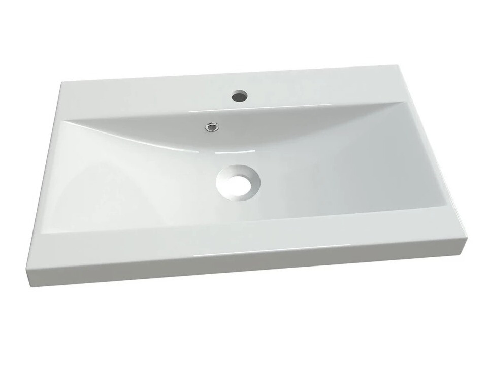 Набор для ванной комнаты Sarasota 140 (Глянцевый серый + Каштан)