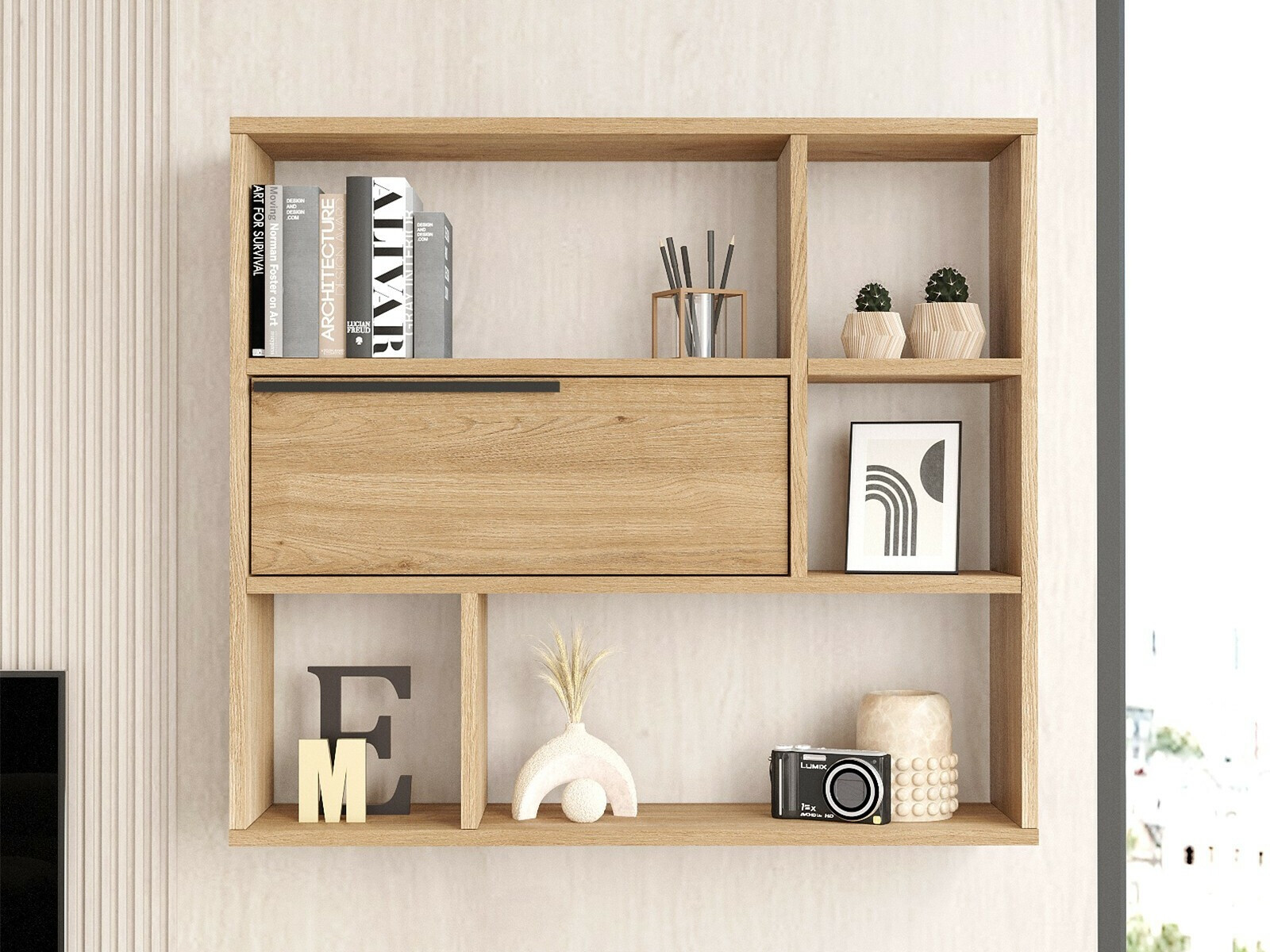 Настенная полка Fertore 104 (Грецкий орех)