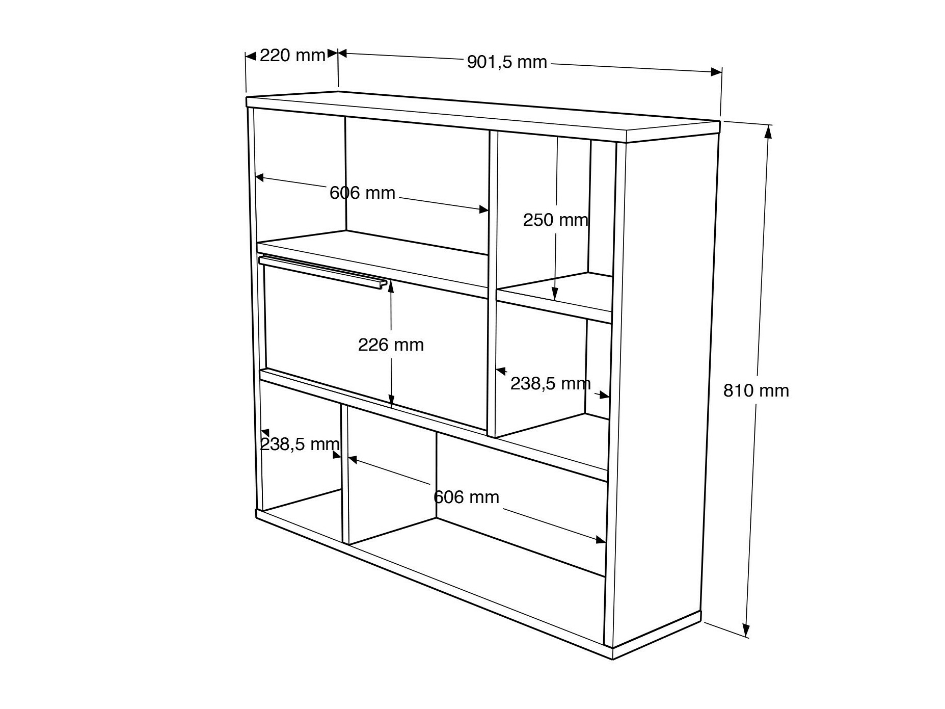 Piekarams plaukts Fertore 104 (Riekstkoks)