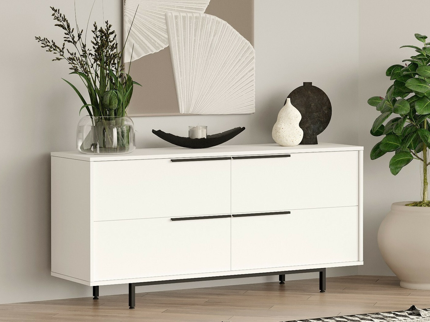 Skapis Fertore 103 (Balts)