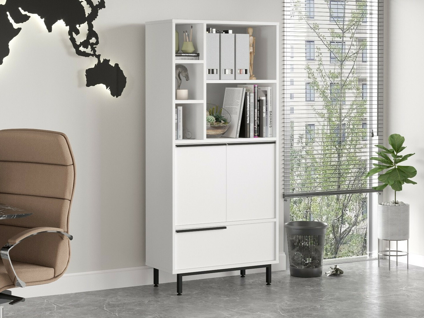 Стеллаж Fertore 108 (Белый)