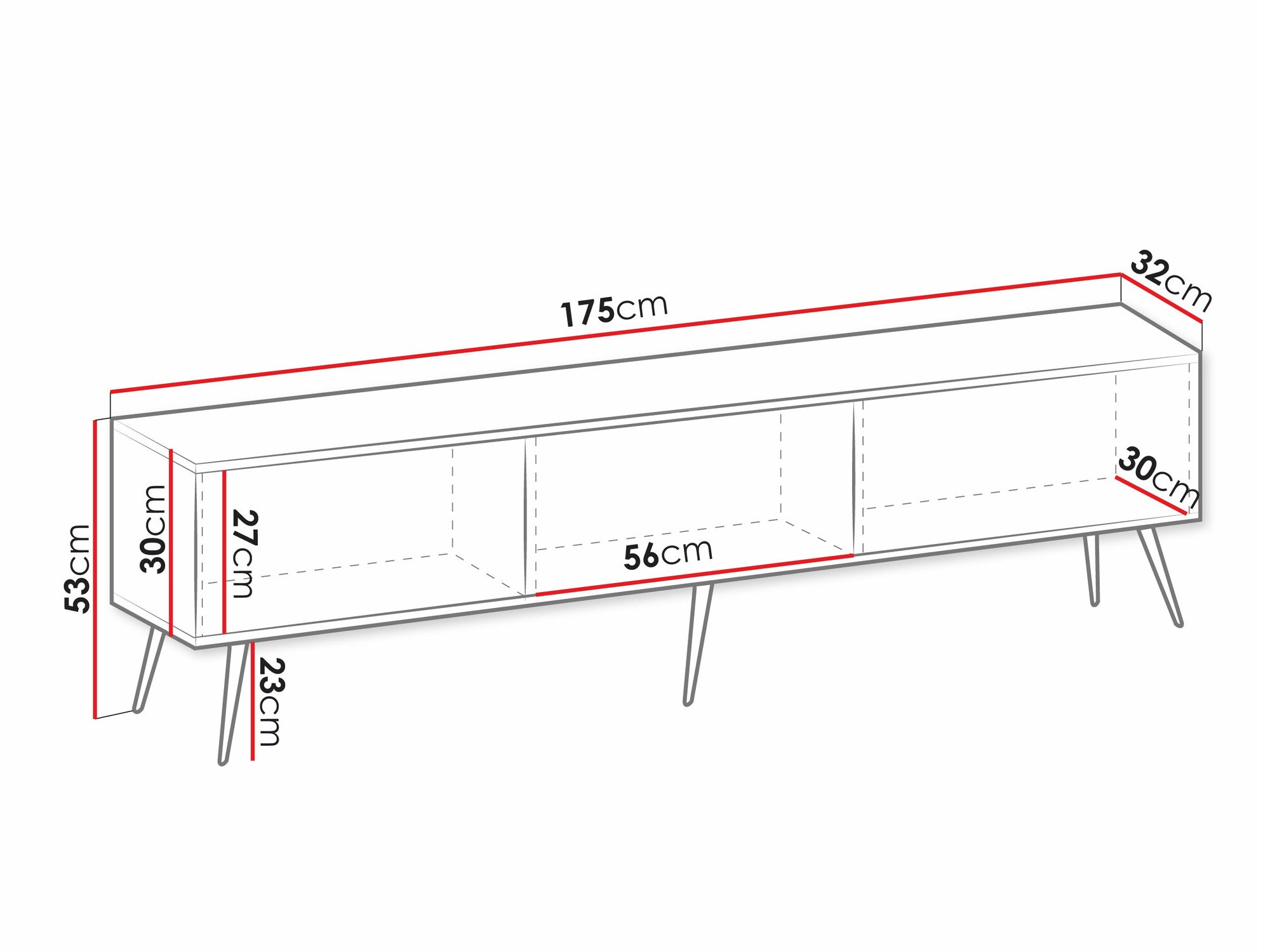ТВ тумба Felduno 102 (Чёрный)