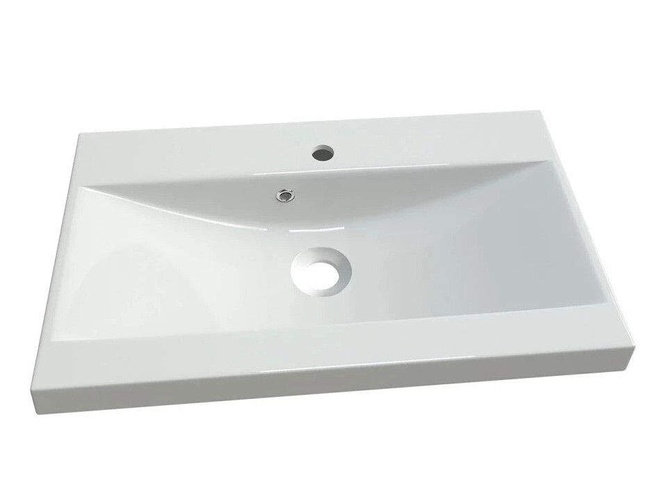 Vannas komplekts Sarasota 140 (Glancēts pelēks + Balts)