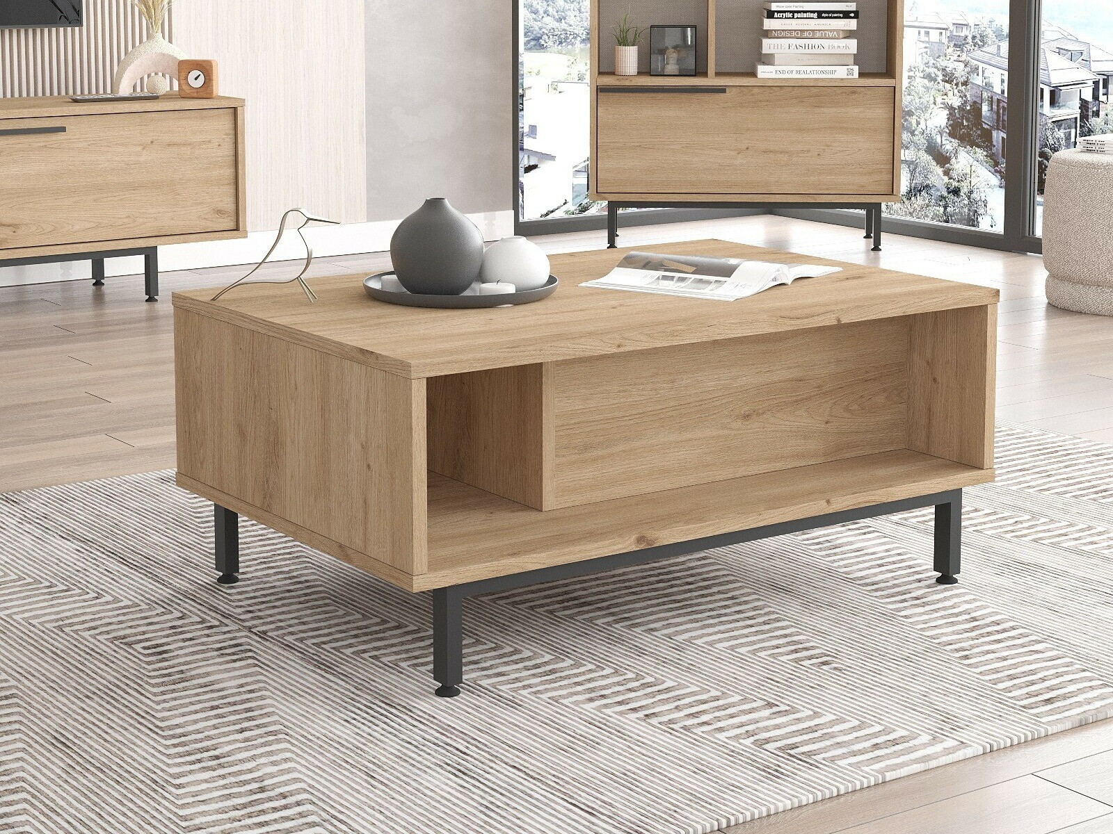 Žurnālu galdiņš Fertore 102 (Riekstkoks)