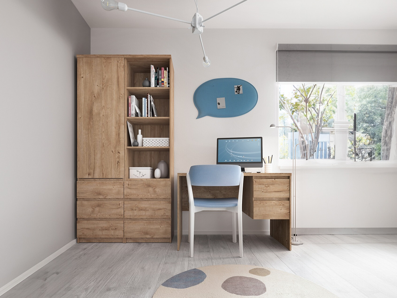 Mājas biroja komplekts Merfere 123