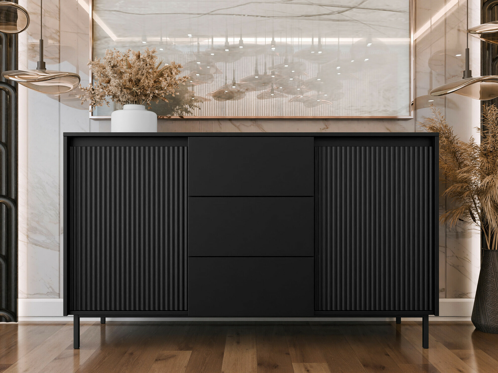 Kumode Comfivo Delruva 101 (Melns)