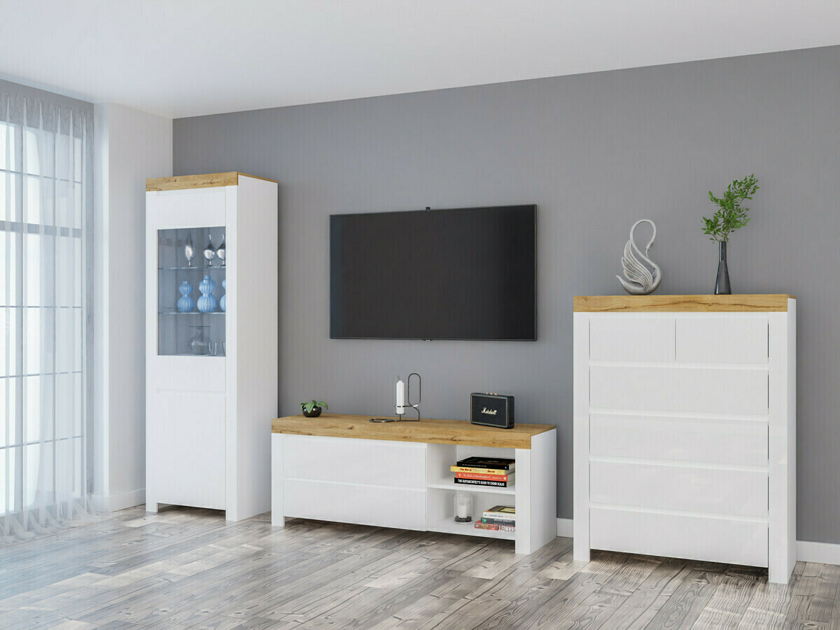 Kumode Sonsoru 114 (Balts + Glancēts balts + Votan ozols)