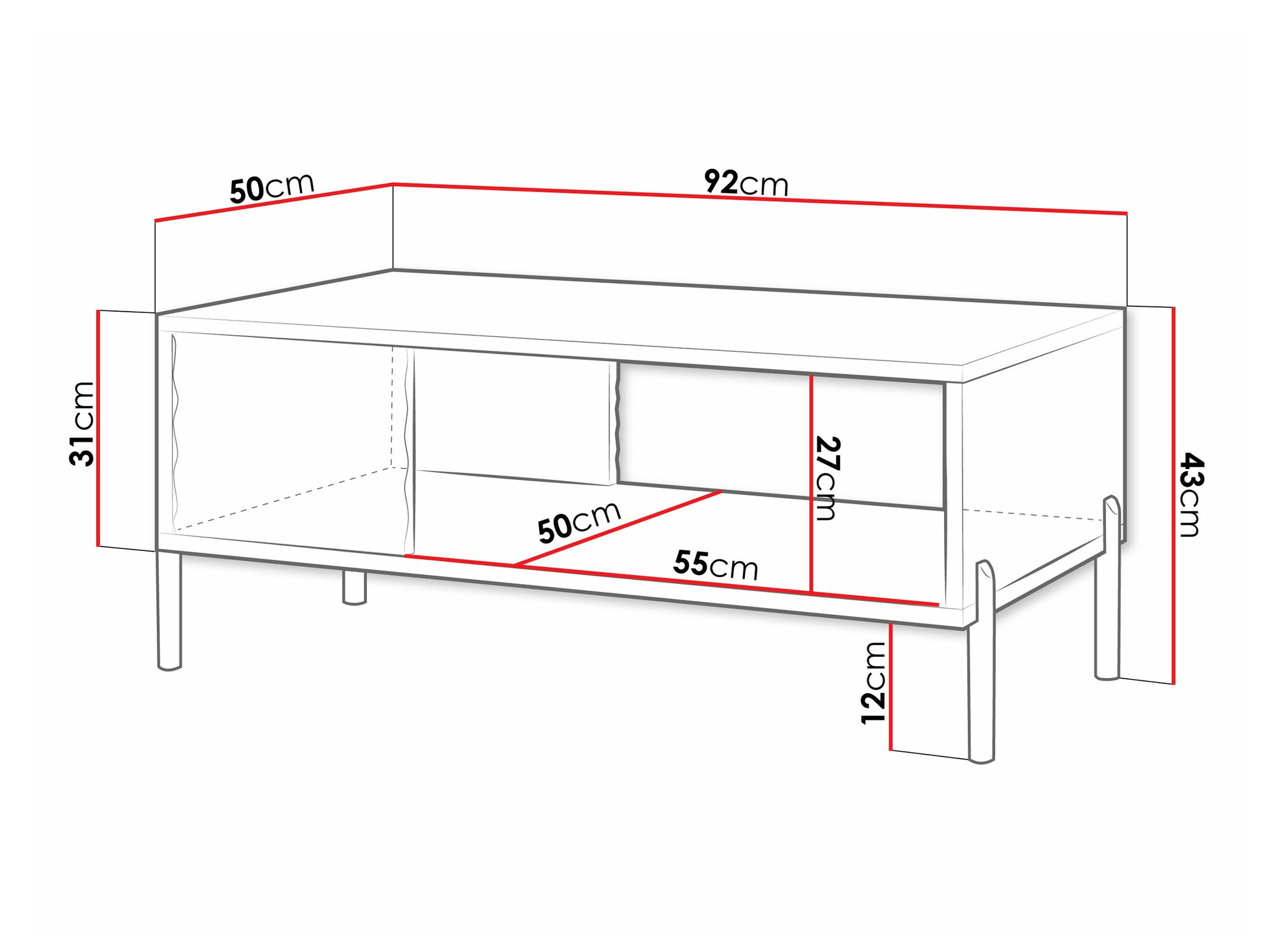 Žurnālu galdiņš Comfivo Serfero 104