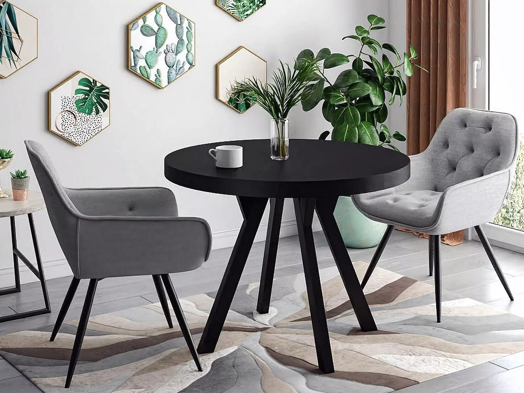 Galds Detroit 121 (Melns)