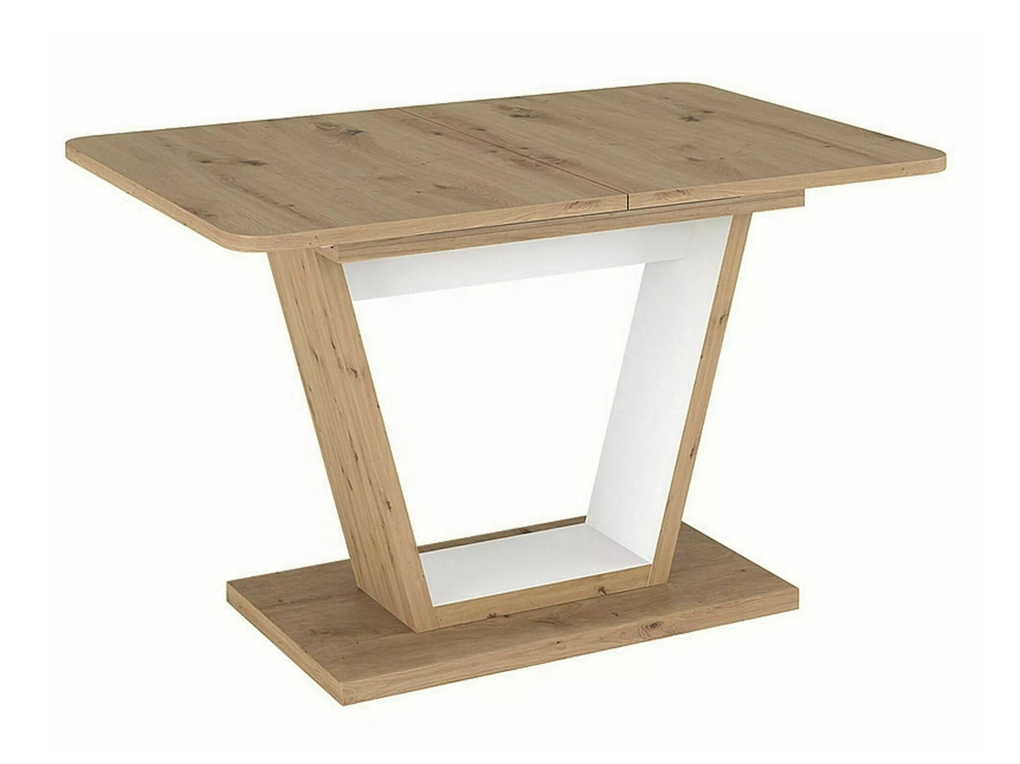 Galds Detroit 135 (Artisan ozols + Balts)