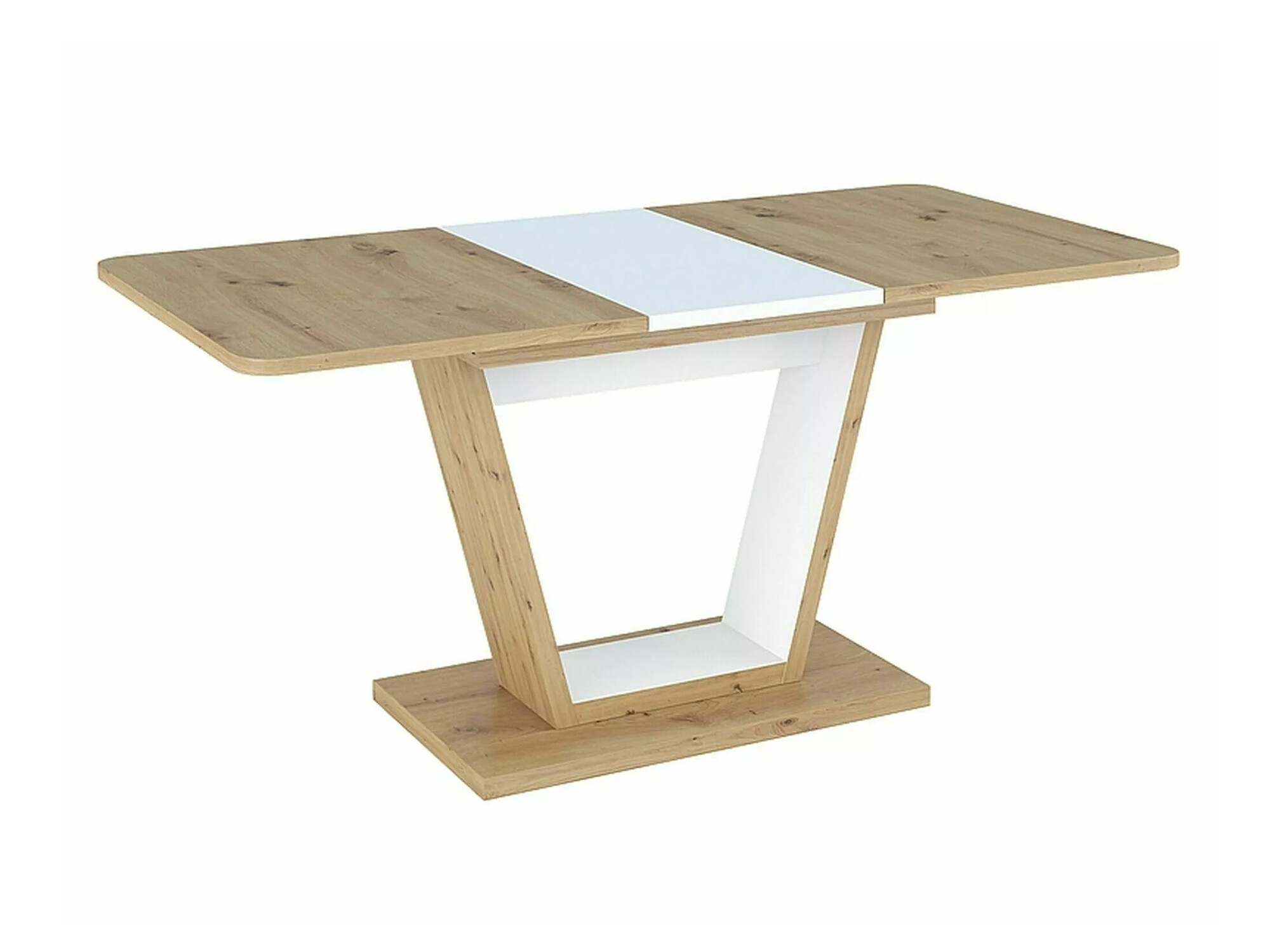 Galds Detroit 135 (Artisan ozols + Balts)