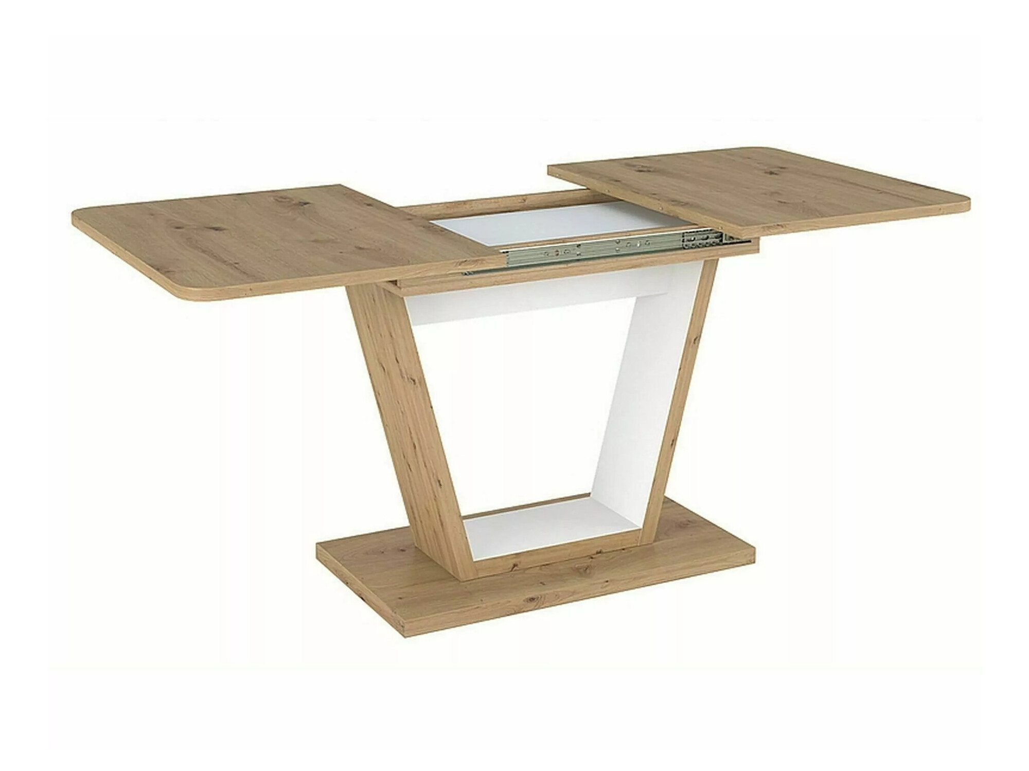 Galds Detroit 135 (Artisan ozols + Balts)