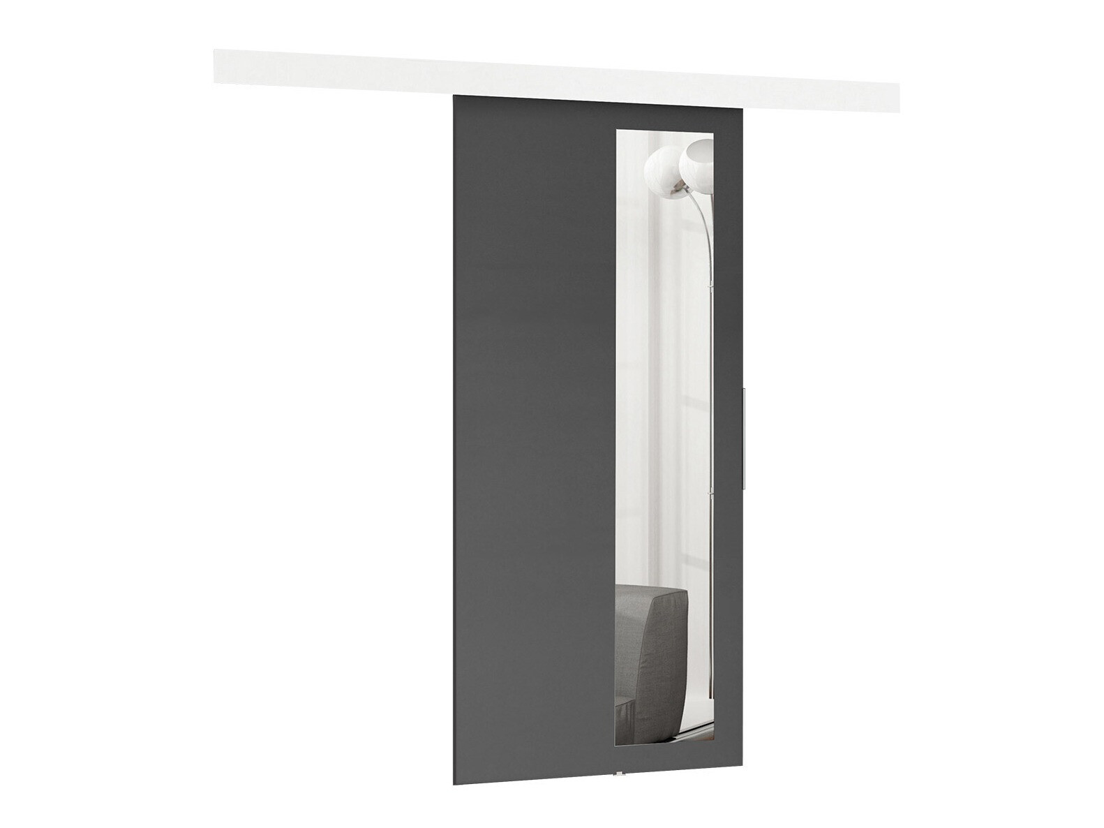 Bīdāmas durvis Dover 129 (Antracīts)