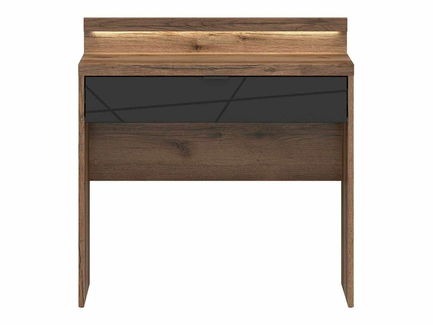 Rakstāmgalds Fivale 120 (Tumšs delano ozols + Matēts melns)