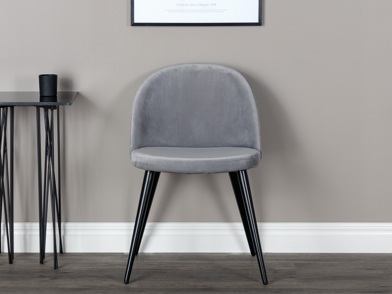 Стул Dallas 3809 (Серый + Чёрный)