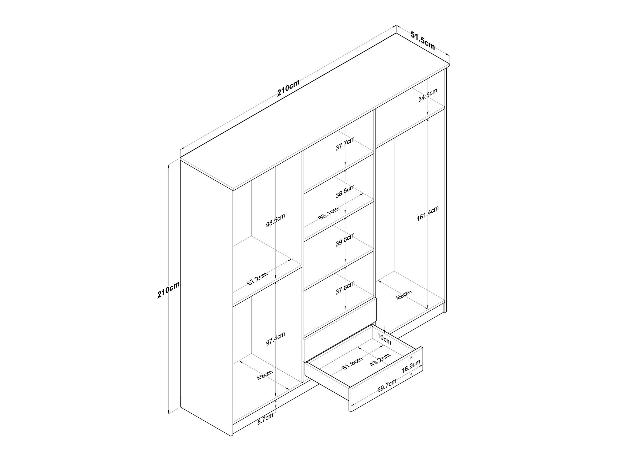 Шкаф Camlare 102
