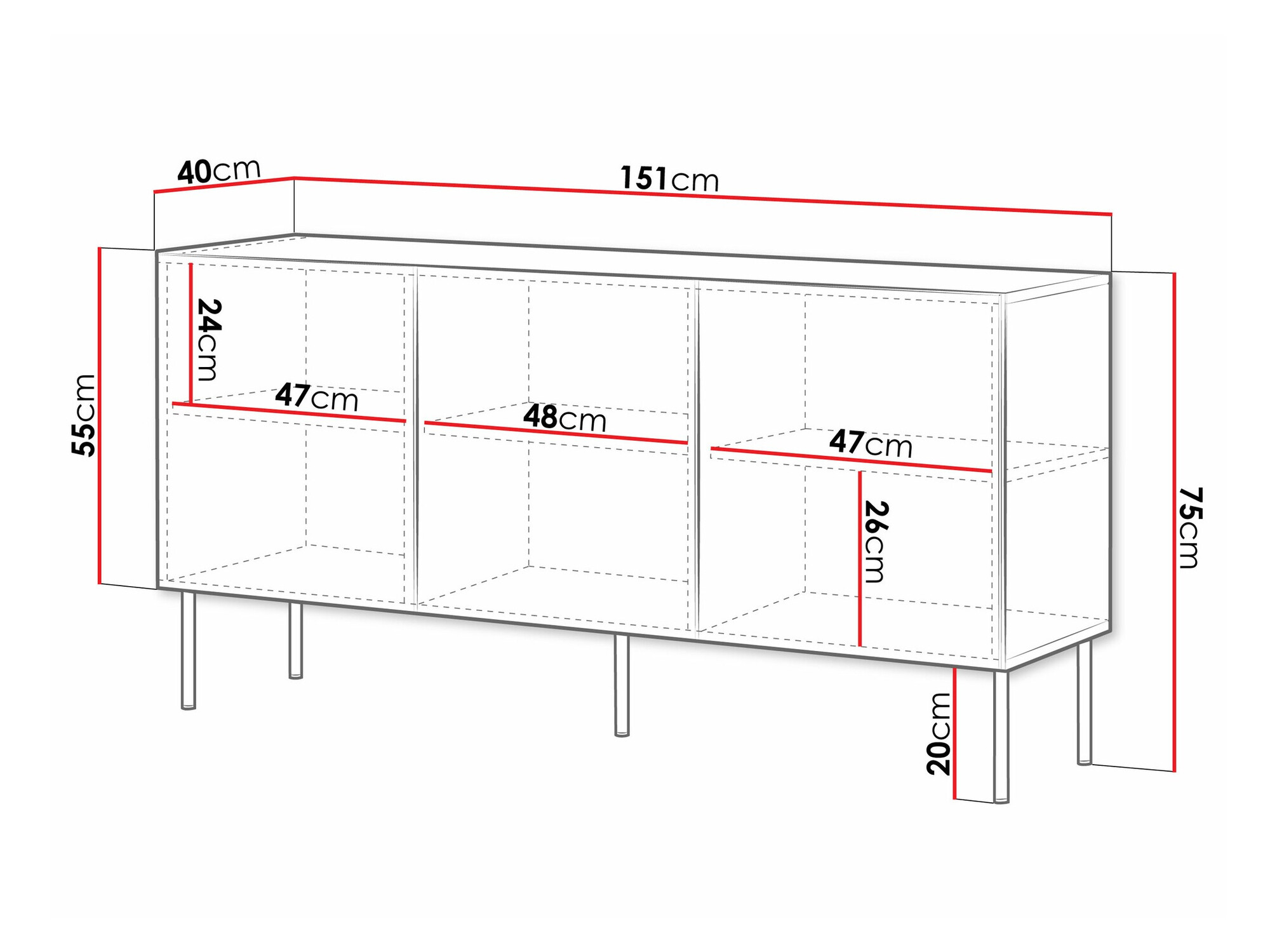 Skapis Monciru 100 (Melns)
