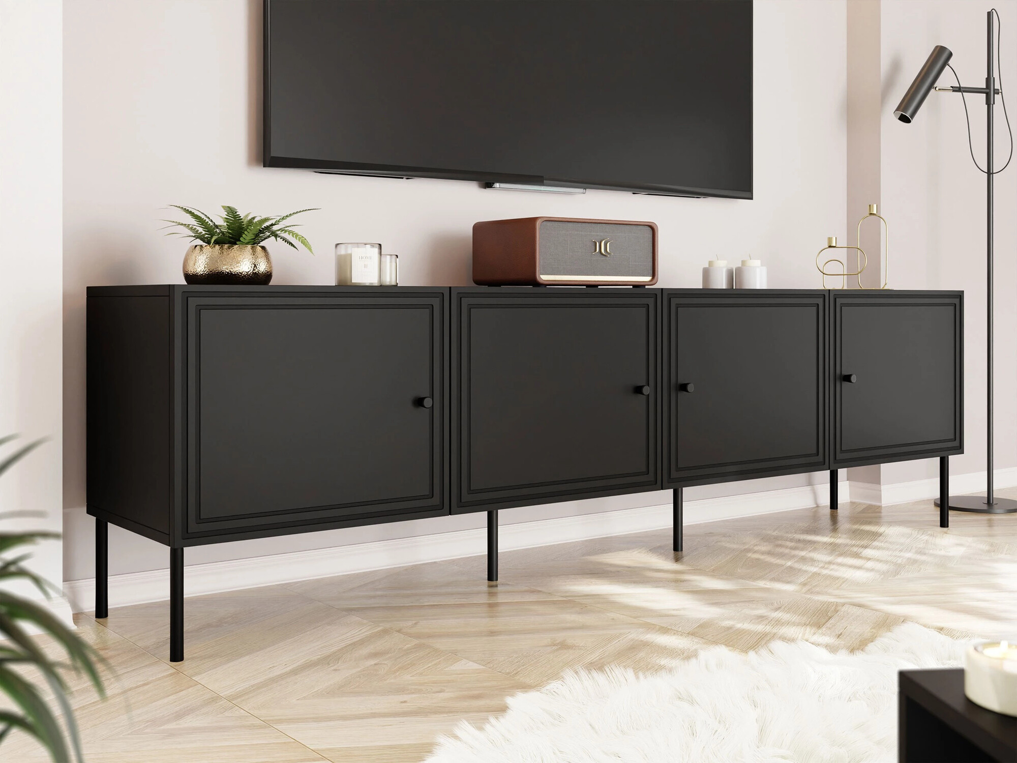 TV galds Monciru 103 (Melns)