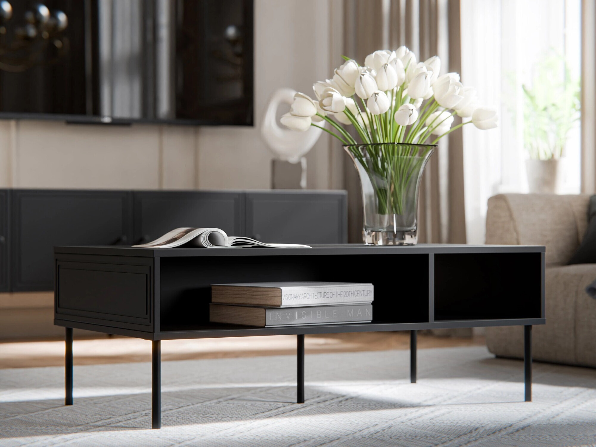 Журнальный столик Monciru 101 (Чёрный)