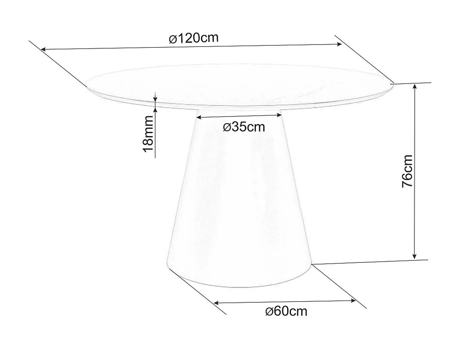 Galds Detroit 137 (Ozols)