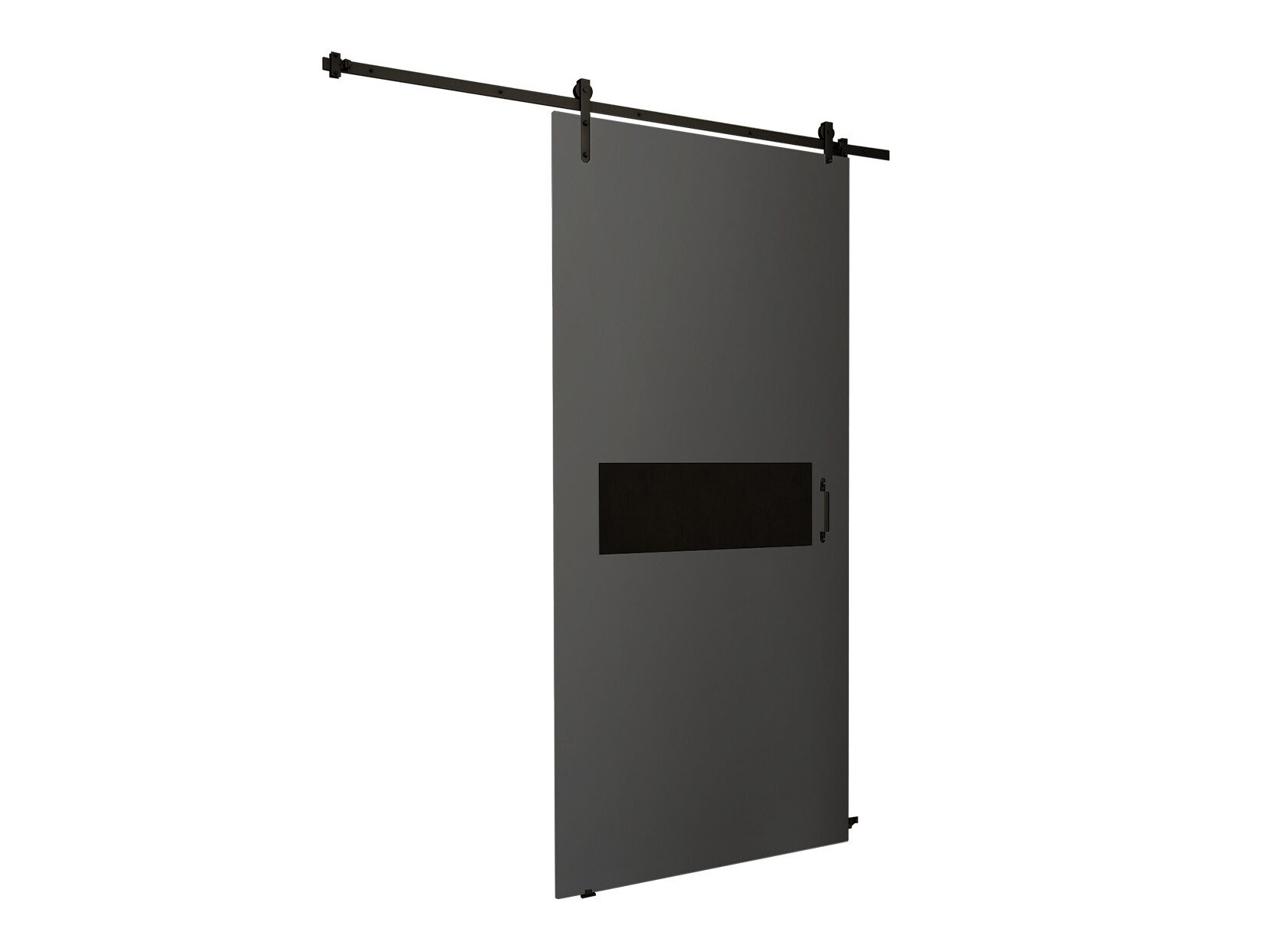 Bīdāmas durvis Dover 157 (Antracīts + Melns)