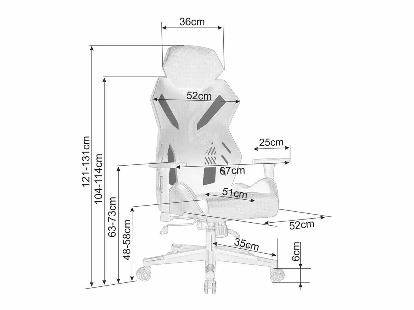 Игровое кресло Detroit 148