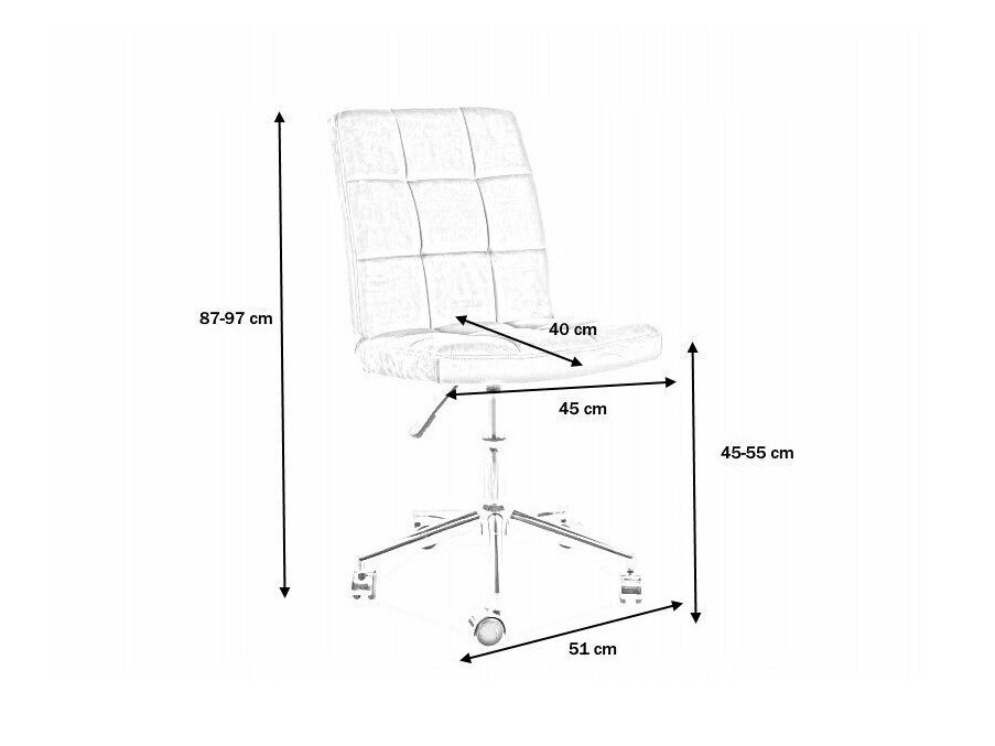 Офисный стул Detroit 150 (Розовый)