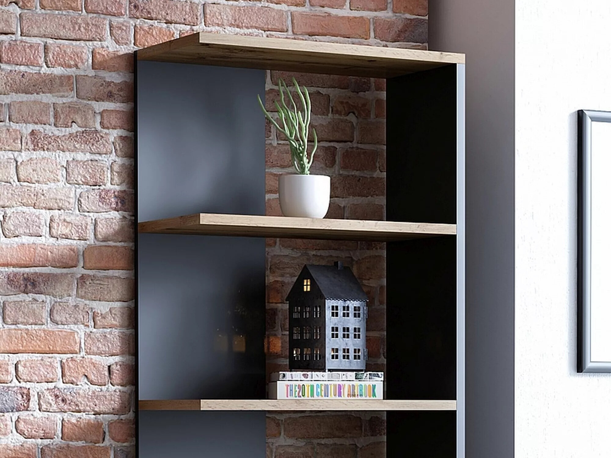 Plaukts Detroit 151 (Melns + Votan ozols)