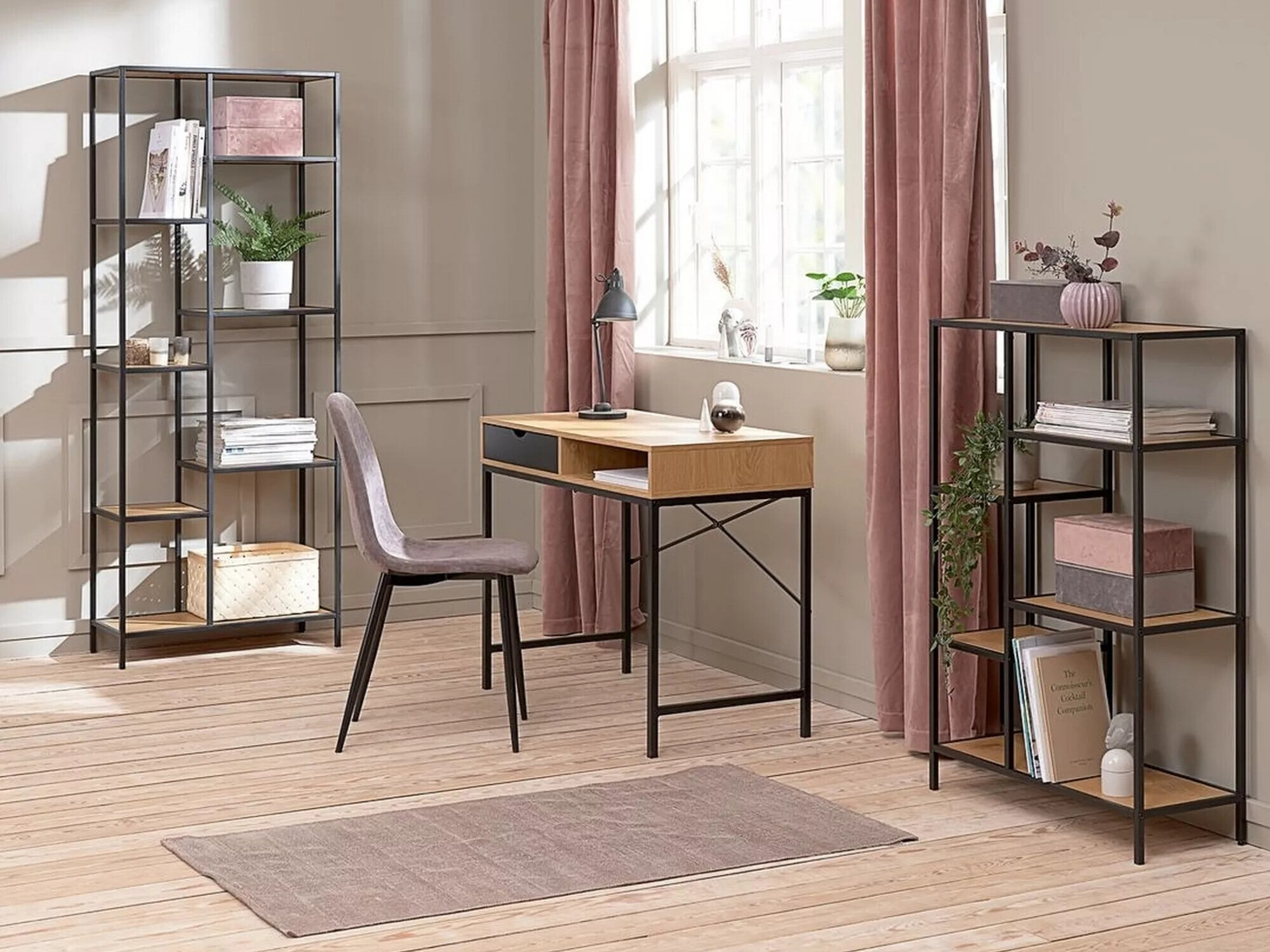 Plaukts Detroit 166 (Melns + Ozols)