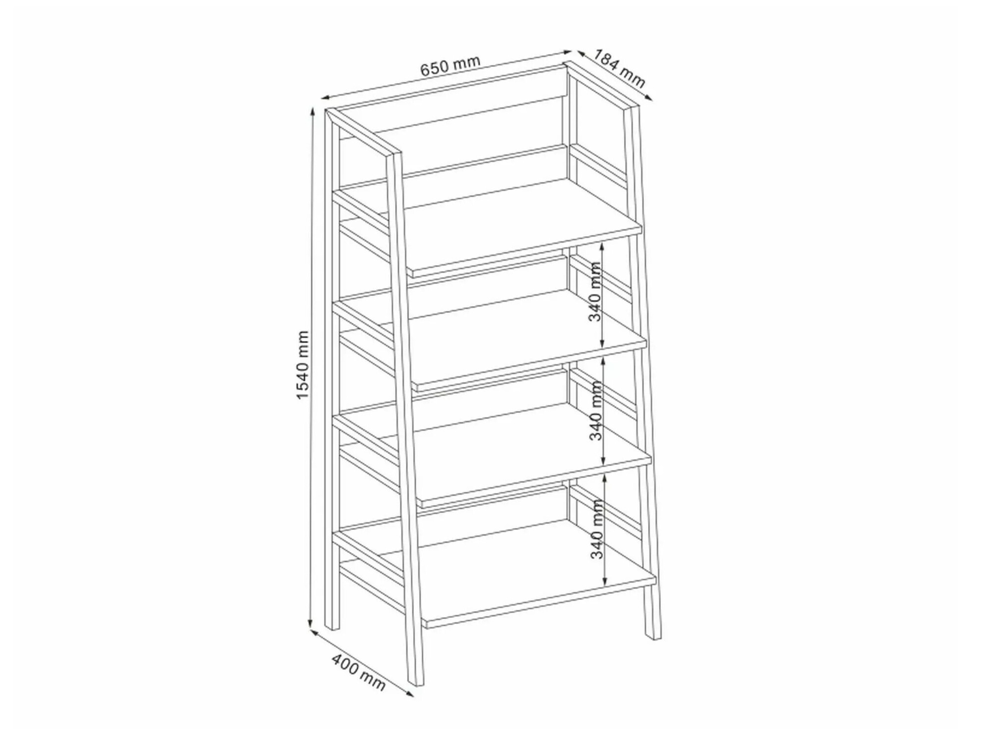 Стеллаж Detroit 185