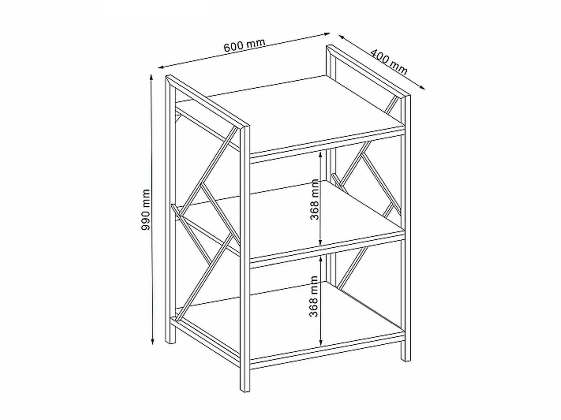 Стеллаж Detroit 191