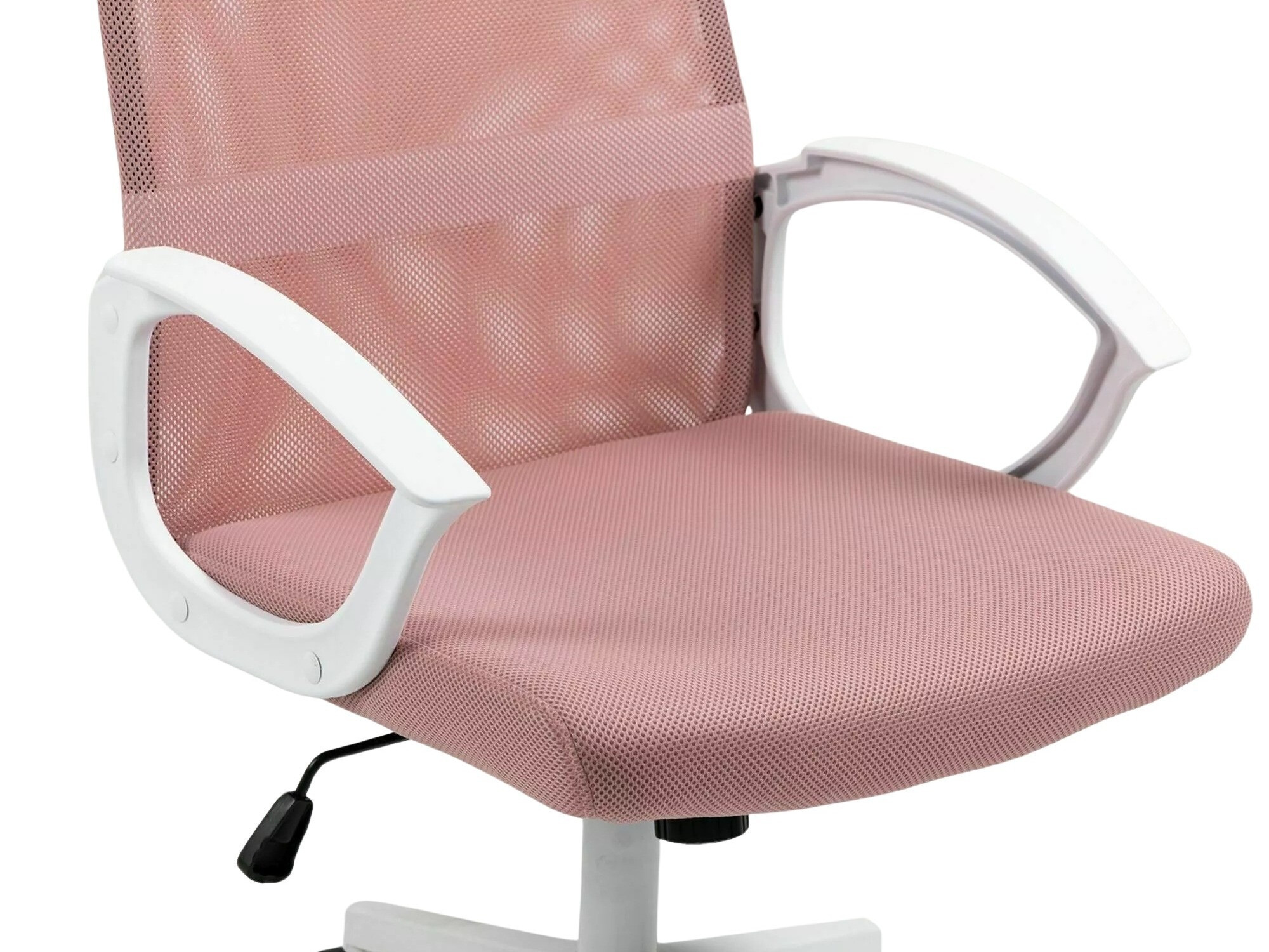 Biroja krēsls Detroit 276 (Balts + Tumši rozā)