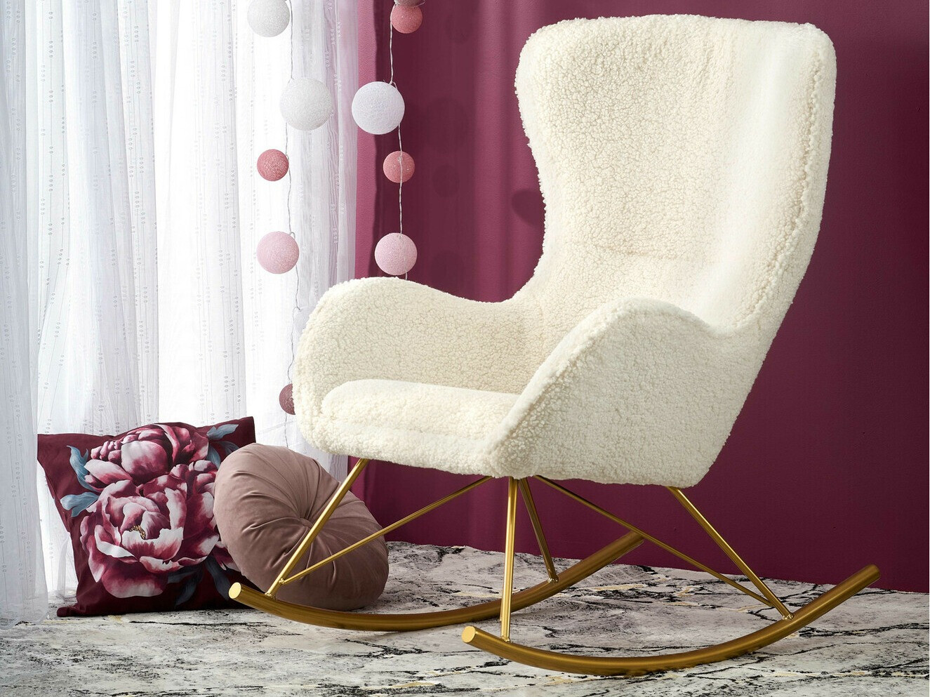 Кресло-качалка Houston 1326 (Крем)