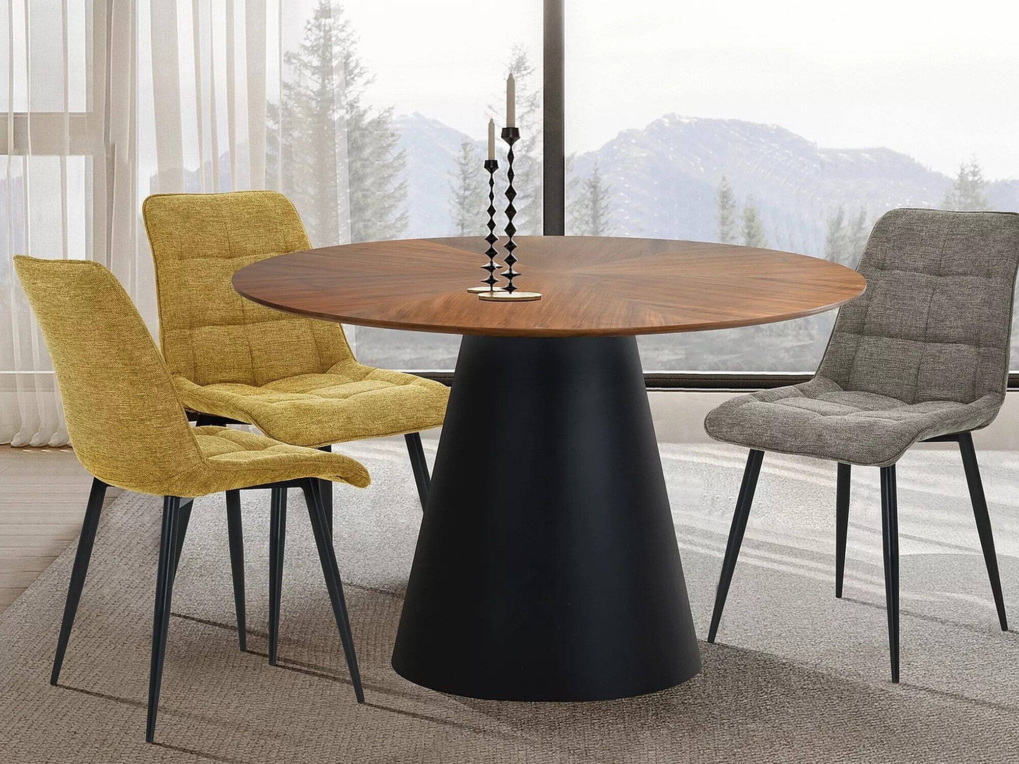 Krēsls Detroit 288 (Dzeltens)